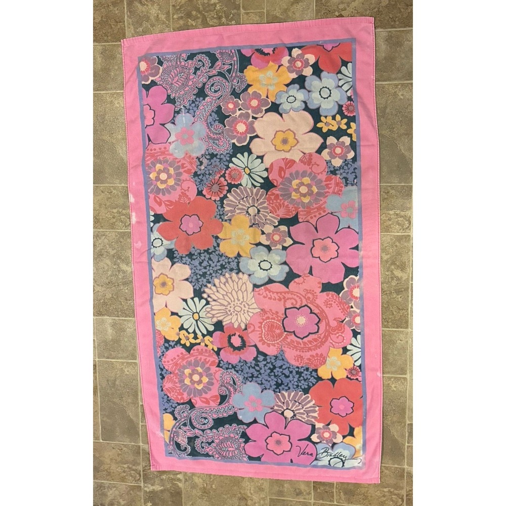 Vera Bradley Floral Garden Beach Towel Pool 58X32